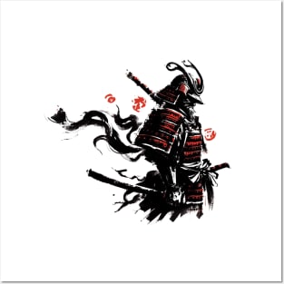 Samurai Warrior Posters and Art